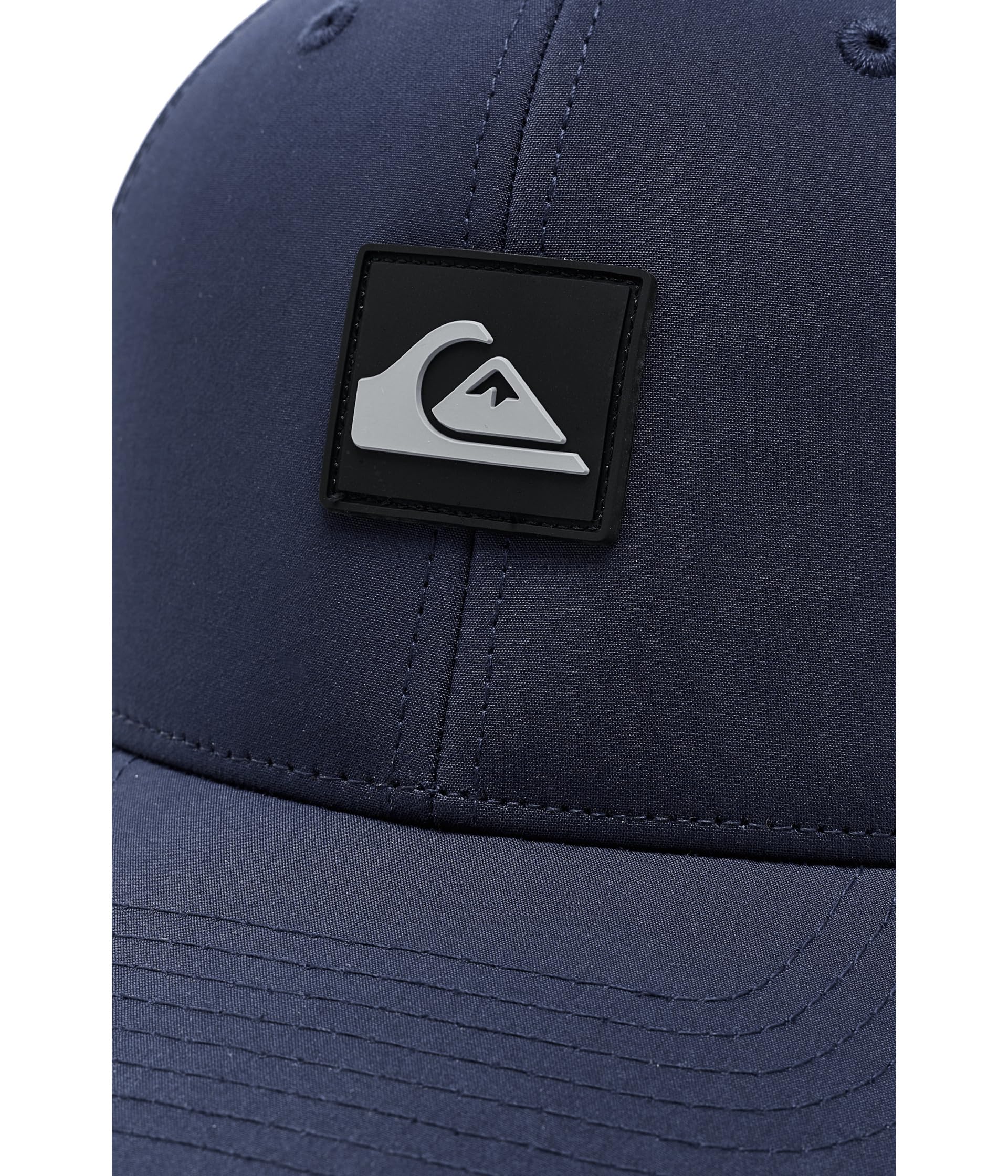 Quiksilver Beach Head Tech Fabric Snapback Hat DKD-Dark Denim OS