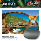 Maui Jim One Way Polarized Sunglasses GreyStripe Grey