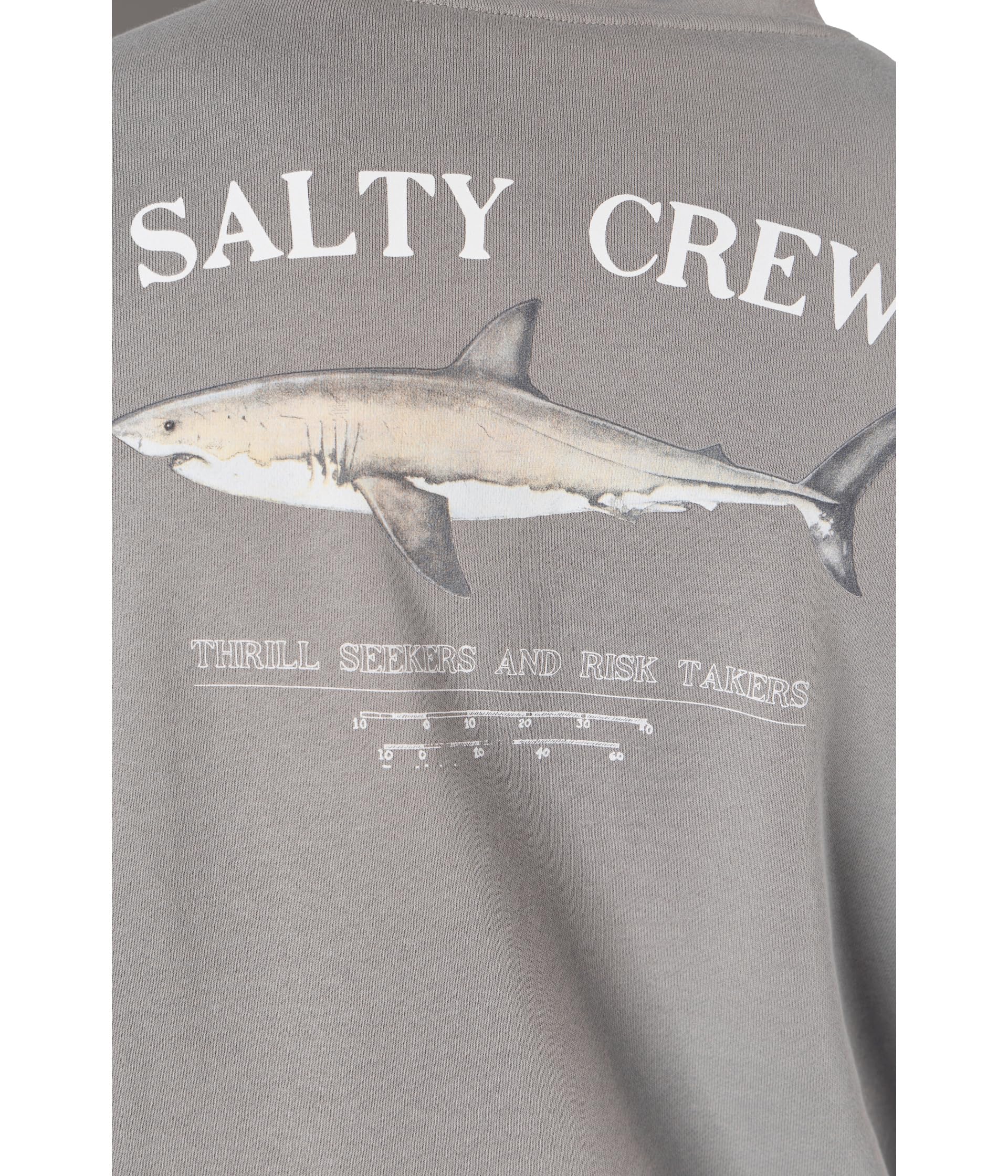 Salty Crew Bruce Hooded Fleece Shark Skin XL