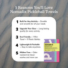 Nomadix Fitness Towels Pickleball Multi