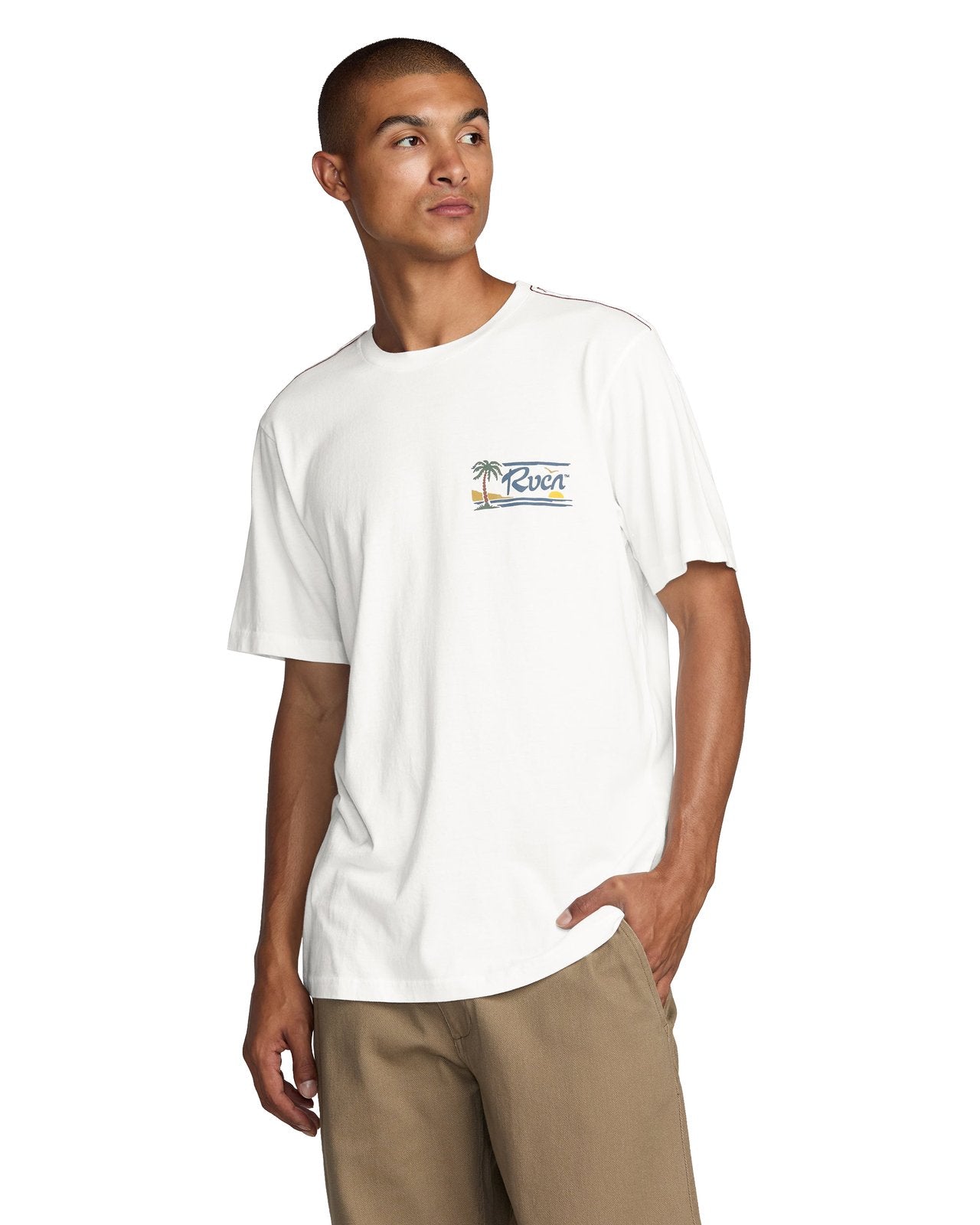 RVCA EXOTICA SS ANW-ANTIQUE WHITE XL