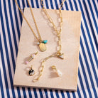 Pura Vida Allegra Charm Necklace 5PK Gold 0
