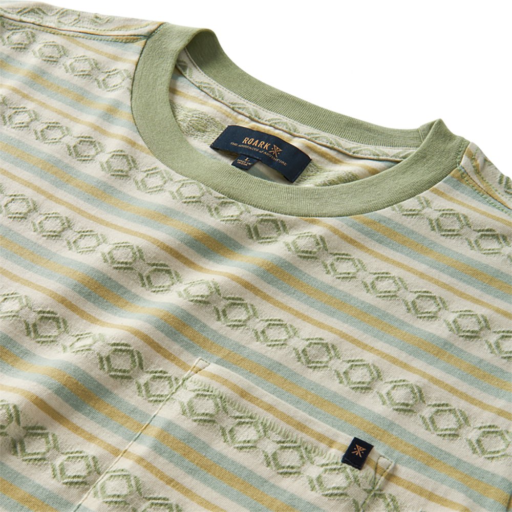 Roark Journey Jacquard Short Sleeve Tee SFM-Seafoam L