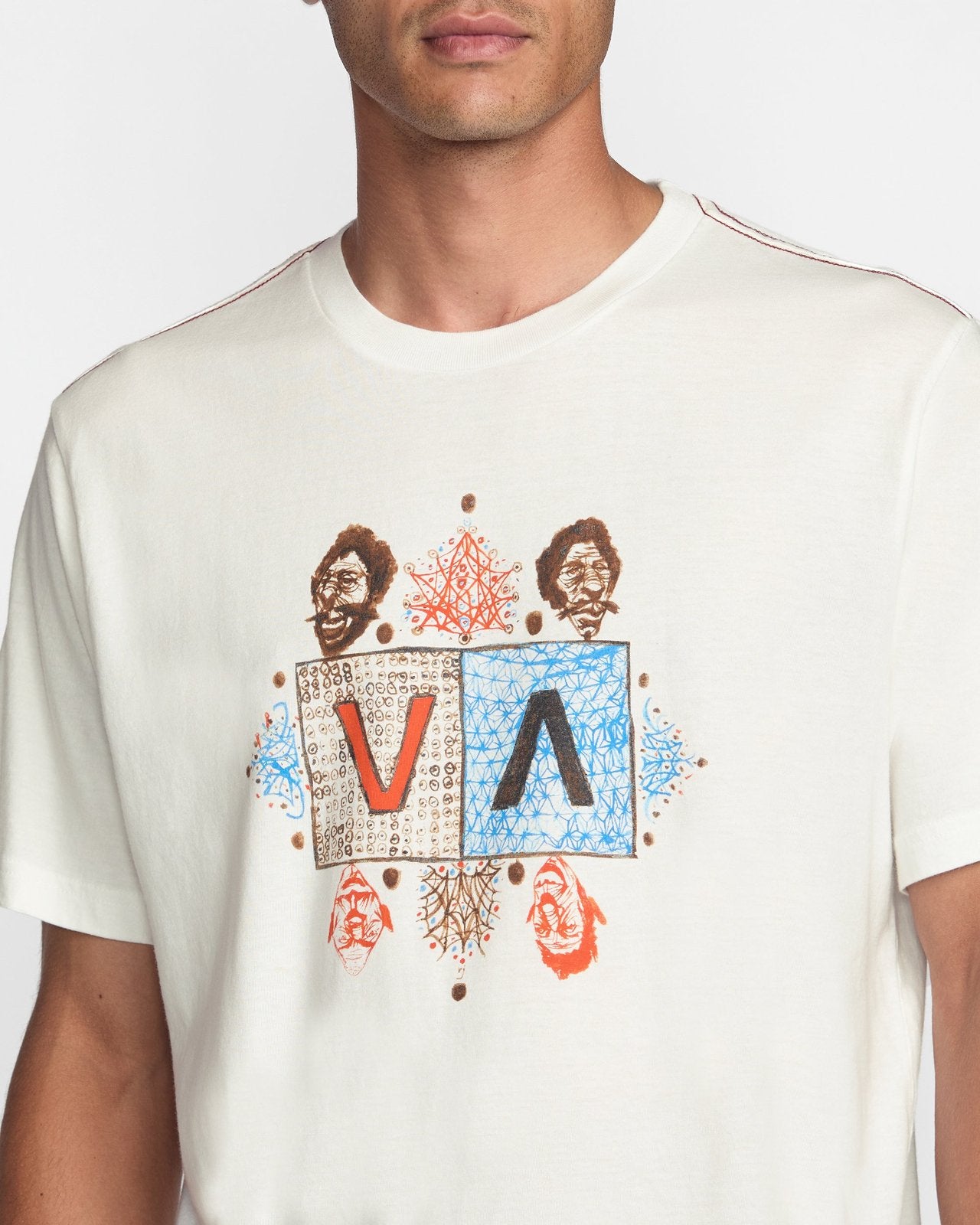 RVCA JACOB BALANCE SS ANW-ANTIQUE WHITE XL