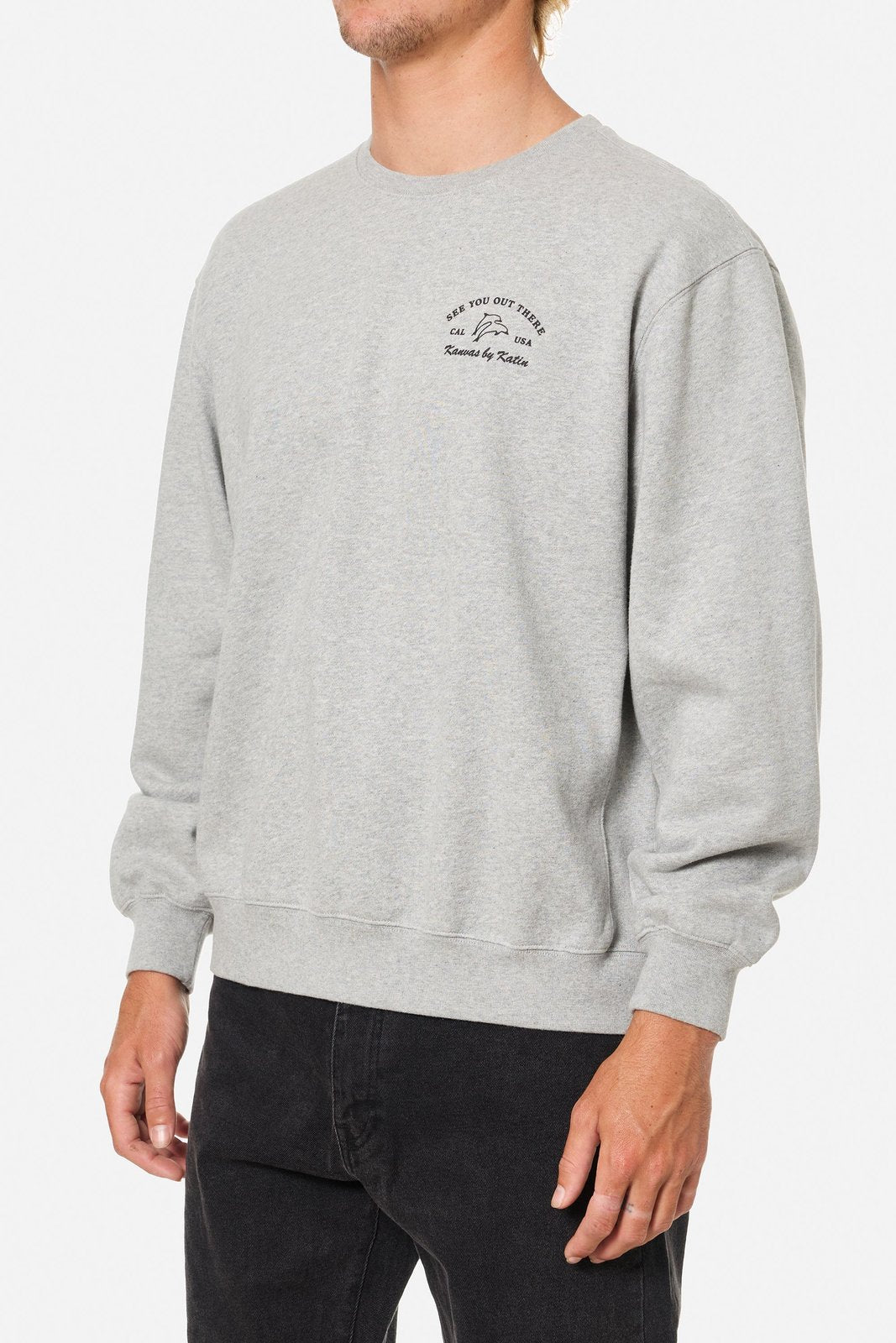 KATIN BREACH CREWNECK HEATHER GRAY(HTGR) M