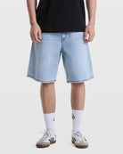VOLCOM BILLOW DENIM SHORT 22 DBI-DUST BOWL INDIGO 33