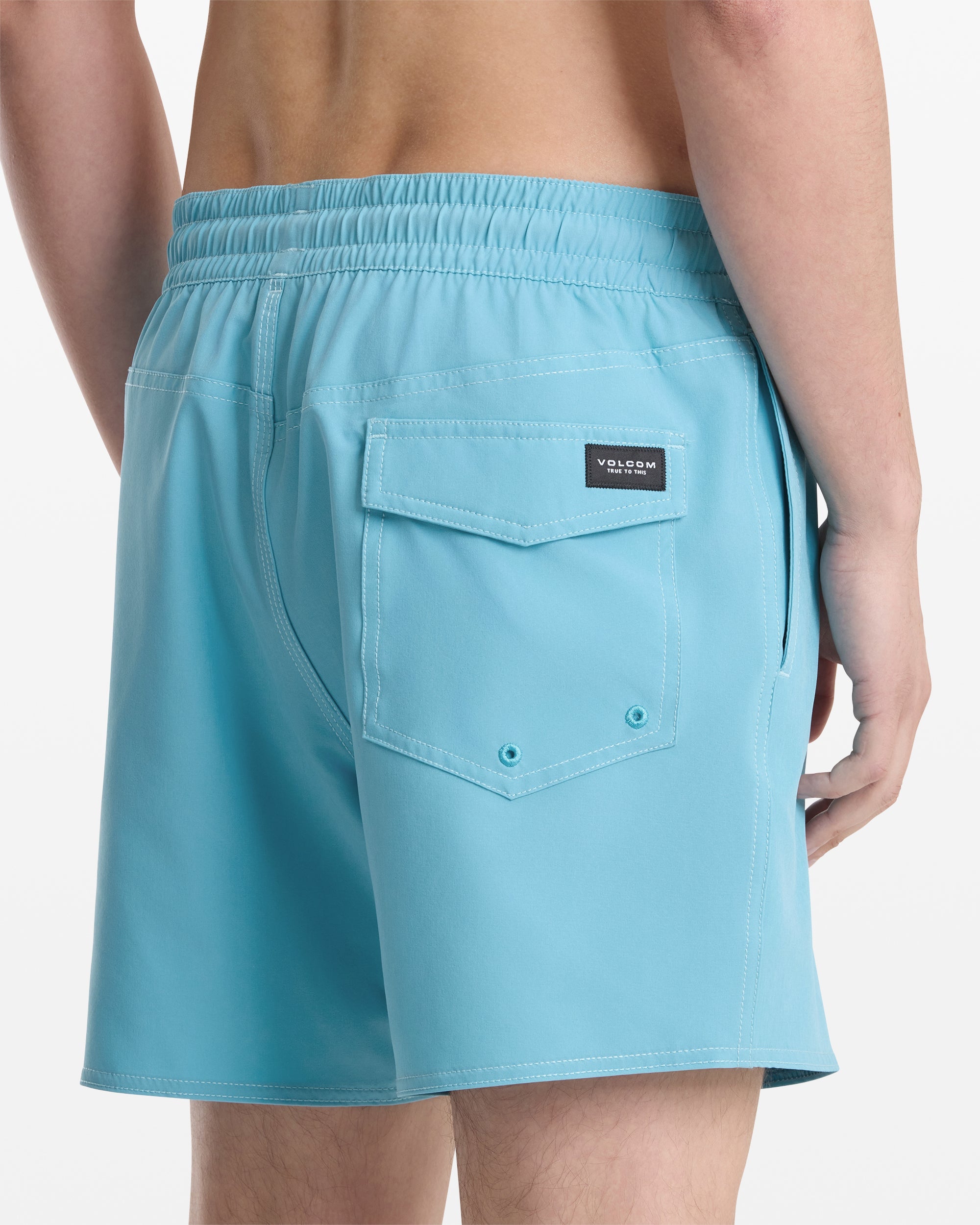 VOLCOM LIDO SOLID TRUNK 16 TRQ-TURQISH S