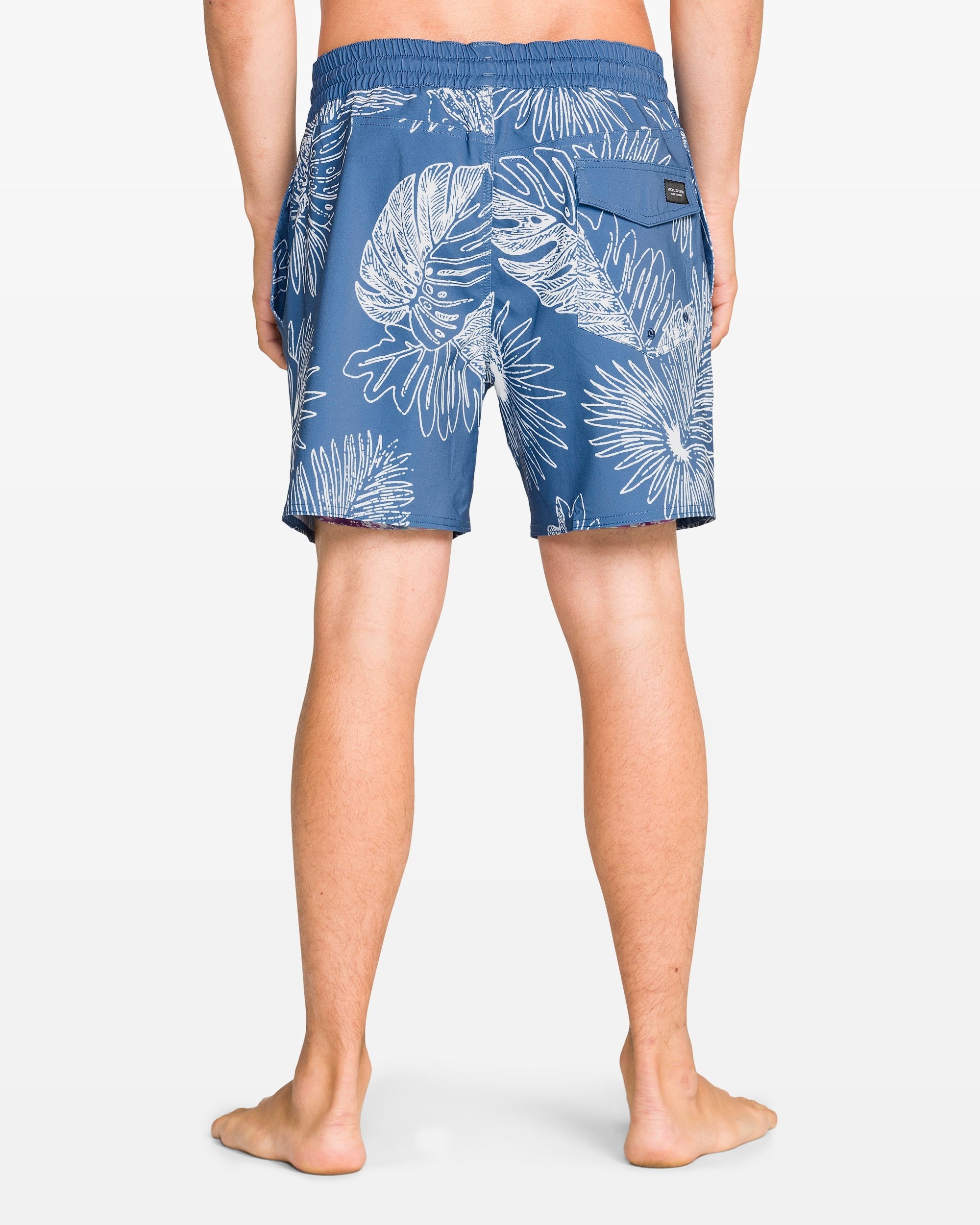 Volcom Lido Print 16in Trunk Blueberry L