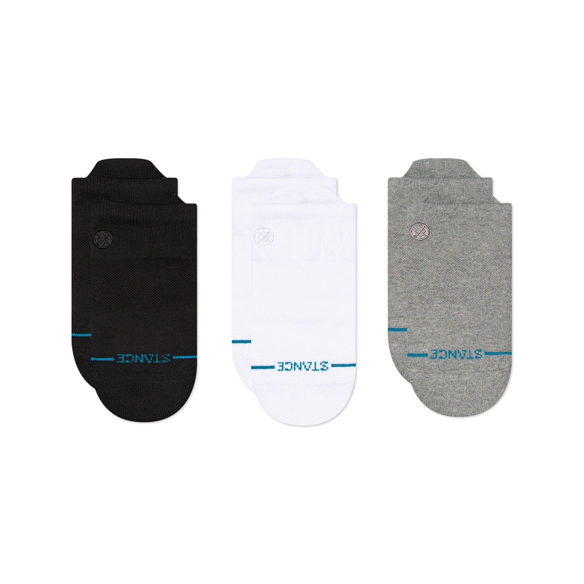 STANCE ICON LOW TAB 3 PACK BLACK M
