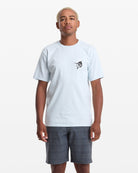 VOLCOM MARLINSANE SS TEE LBA-LIGHT BLUE ACID L