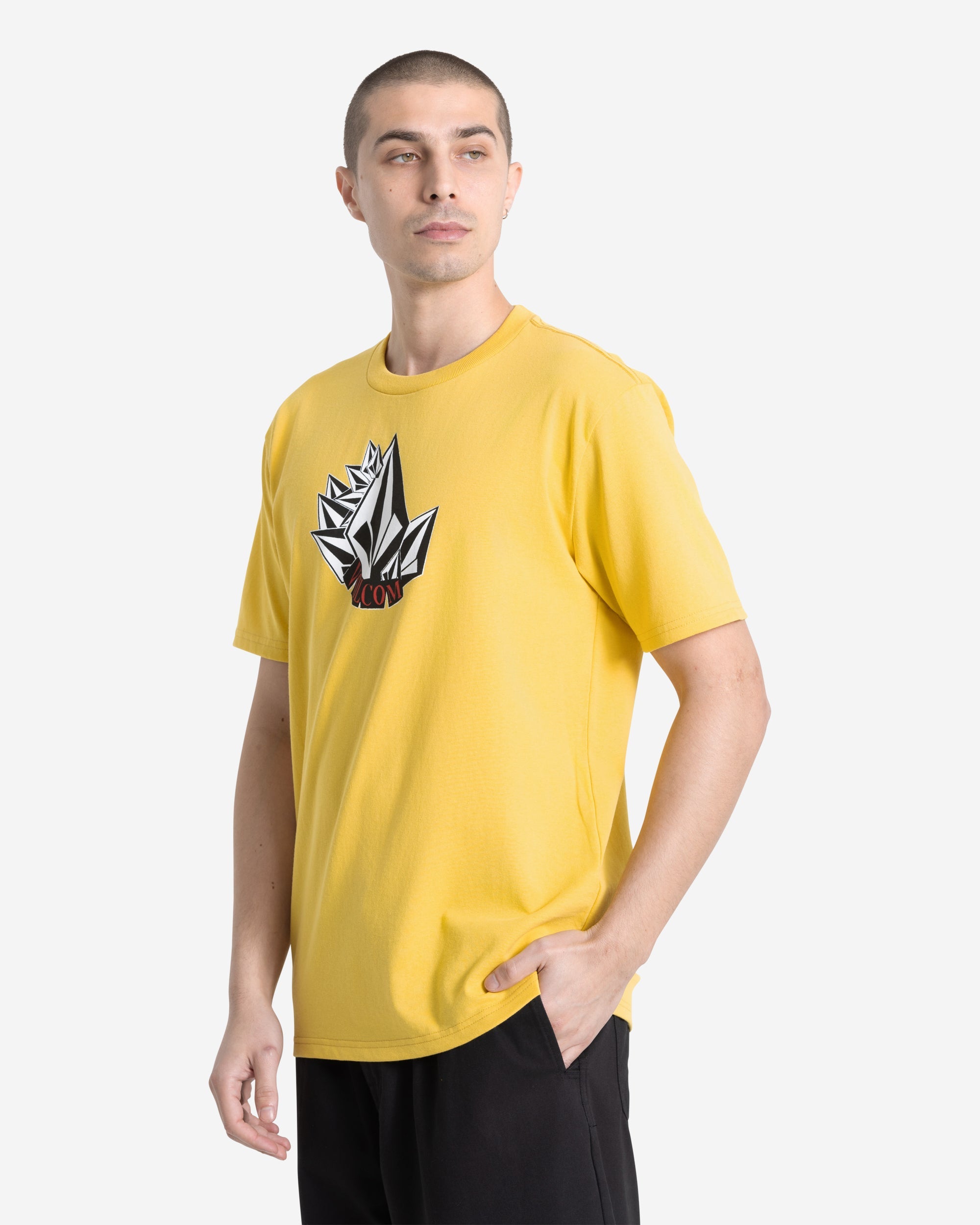 VOLCOM SHMOOT SST DKY7-DARK YELLOW M