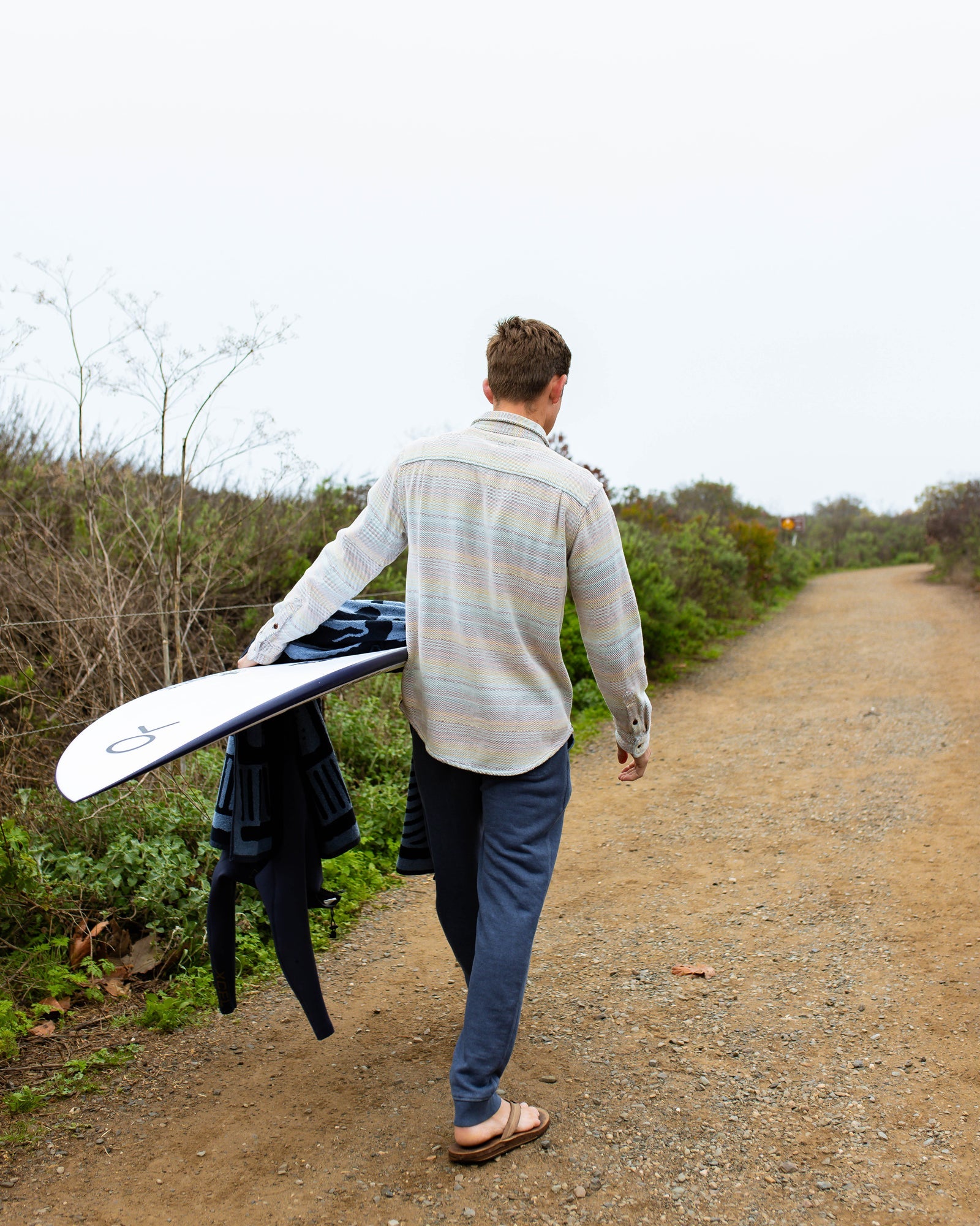 OuterKnown Blanket Shirt SUM-Sunrise Mojave Stripe M