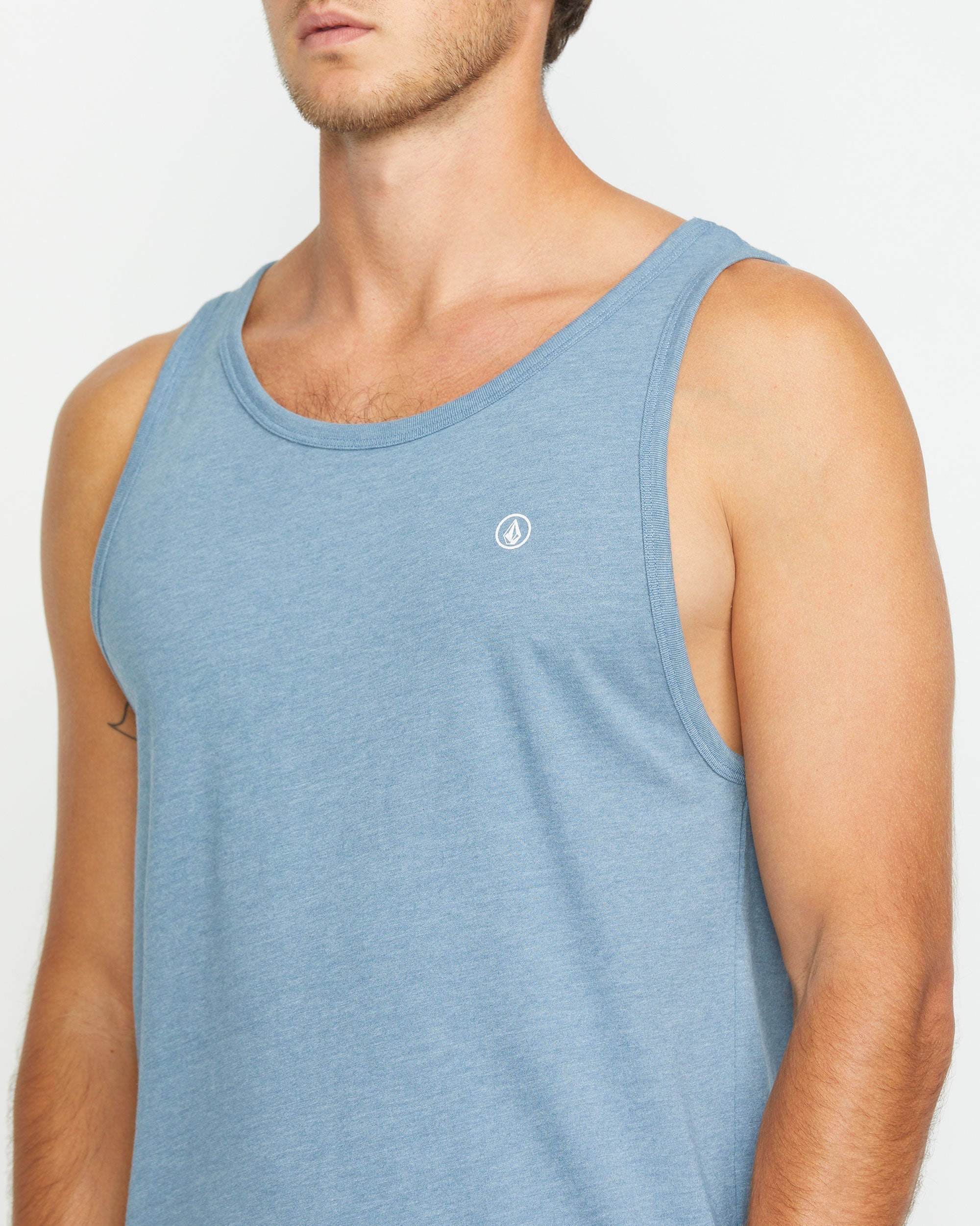 VOLCOM SOLID HEATHER TANK Stormy Blue S