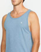 VOLCOM SOLID HEATHER TANK Stormy Blue M