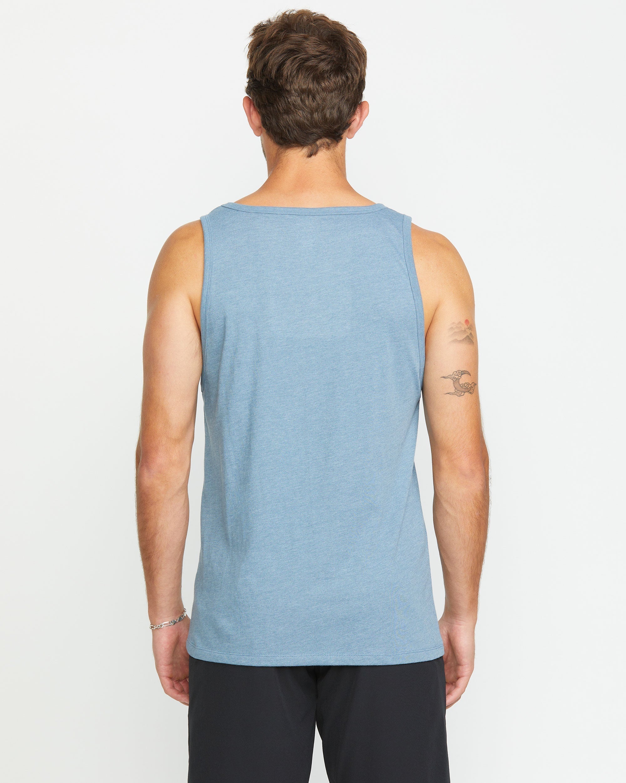 VOLCOM SOLID HEATHER TANK Stormy Blue S