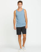 VOLCOM SOLID HEATHER TANK Stormy Blue S