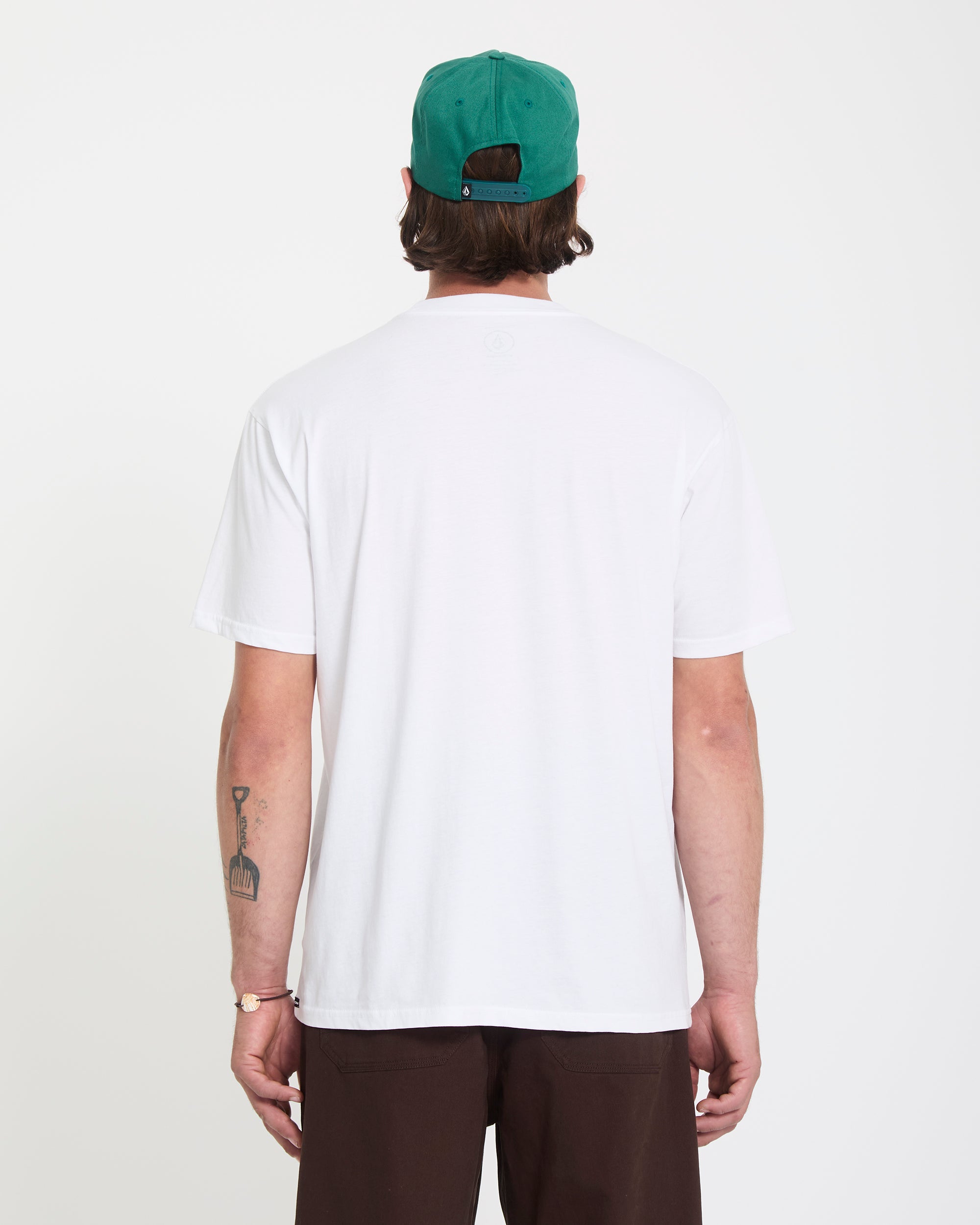 VOLCOM REMOTE VIEWER SS TEE WHT-WHITE XL