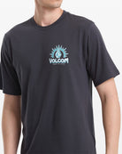 VOLCOM SOLSTICE SS TEE WBH-WASHED BLACK XXL