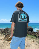 VOLCOM SOLSTICE SS TEE WBH-WASHED BLACK XXL