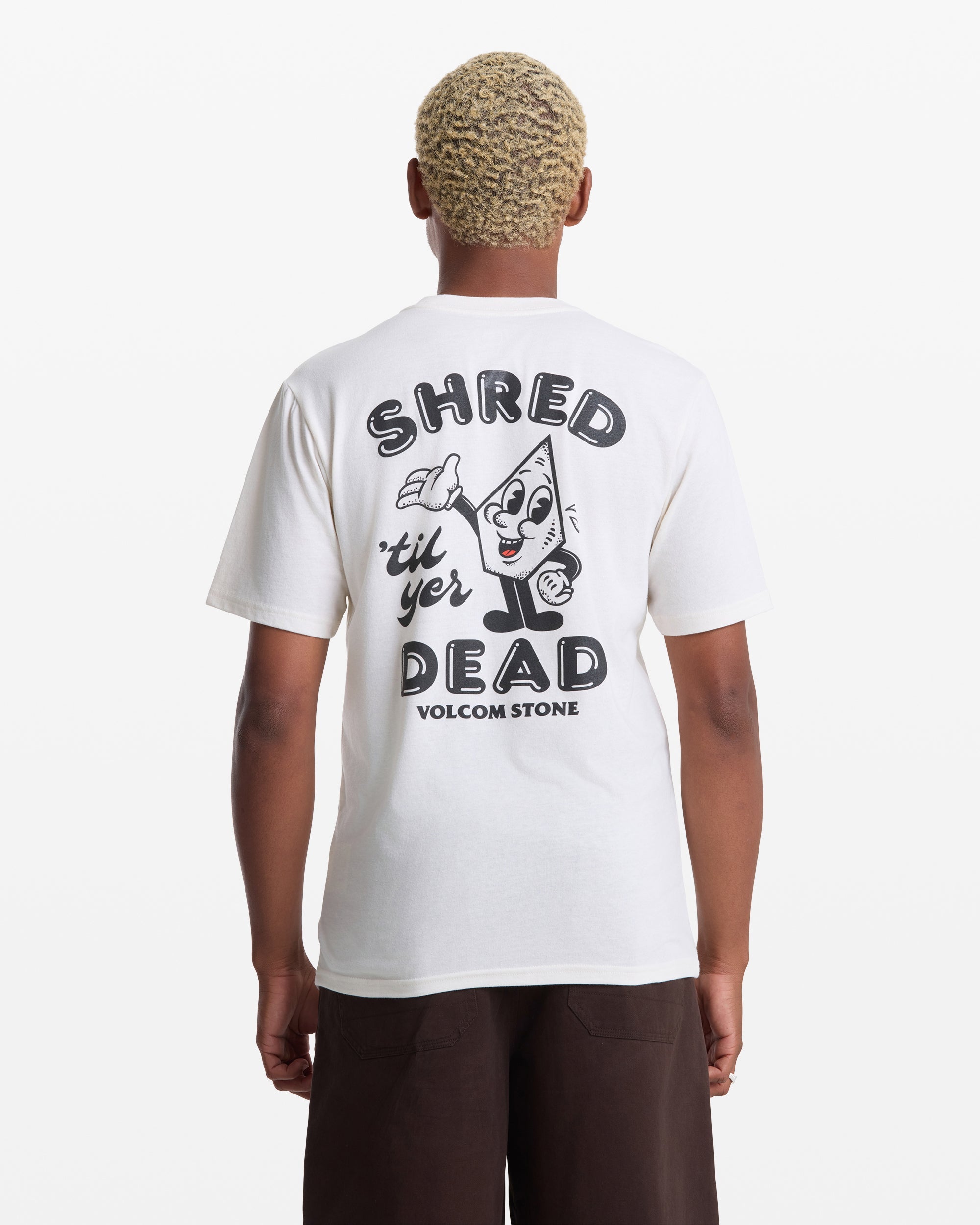 VOLCOM MISTER STONE SS TEE OFH-OFF WHITE HEATHER M