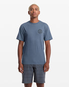 VOLCOM DRAIN YOU SS TEE B07-BLUEBERRY M