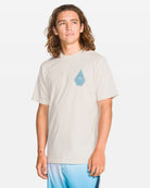 Volcom ALL SEEING SS TEE Shirt Off White Heather M