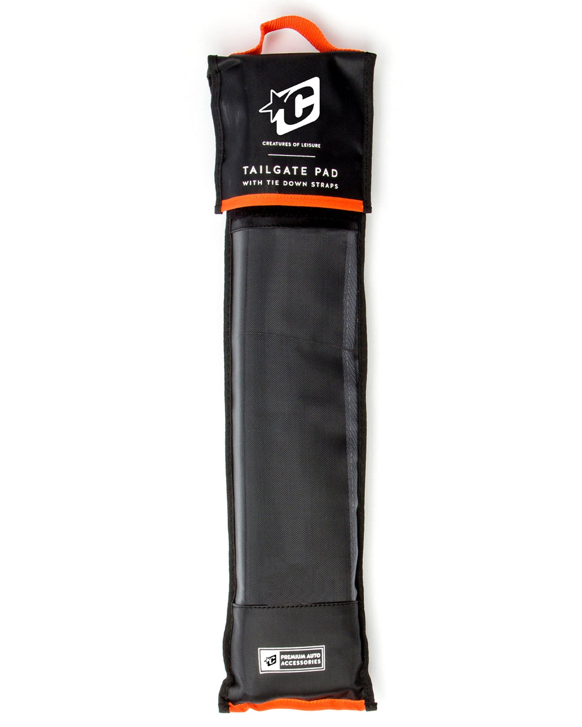 Creatures of Leisure Tailgate Rax Pad with Tie Down Straps Black-Orange