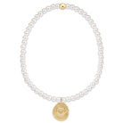 Enewton Classic Pearl Beaded Bracelet InspireLoveSmallGoldDisc 3mm