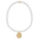 Enewton Classic Pearl Beaded Bracelet InspireSmallGoldDisc 3mm