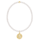 Enewton Classic Pearl Beaded Bracelet ProtectionGoldDisc 3mm