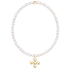 Enewton Classic Pearl Beaded Bracelet SignatureCrossBeaded 3mm