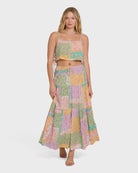 Billabong Just A Girl Maxi Skirt Vintage Violet S