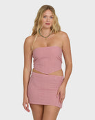 Billabong SO Micro Wvn Tank Pink Sunset S