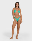 Billabong SHIP WRECKED MULTI TRI Top Green Tropics S