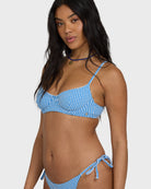 Billabong MINI WAVE CHECK HELENA UWIRE / Top True Blue M