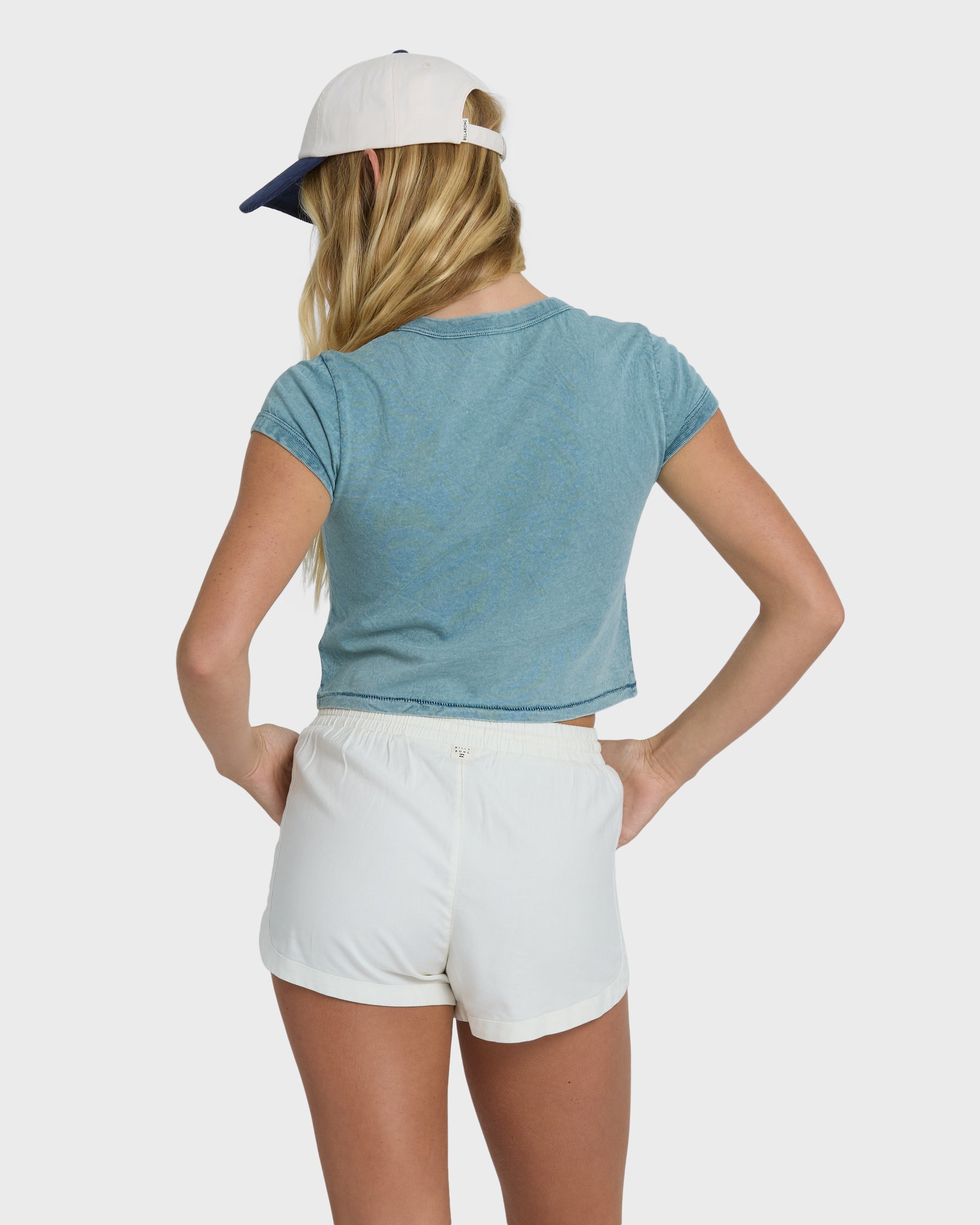 BILLABONG ROAD TRIPPIN SHORT SOLID SCS1-SALT CRYSTAL L