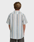 Billabong ALL DAY STRIPE SS / BLUE FOG / OPENSTOCK ALPHA MEN Shirt Blue Fog M
