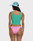Billabong Hibiscus Minds Tank GREEN TROPICS XS