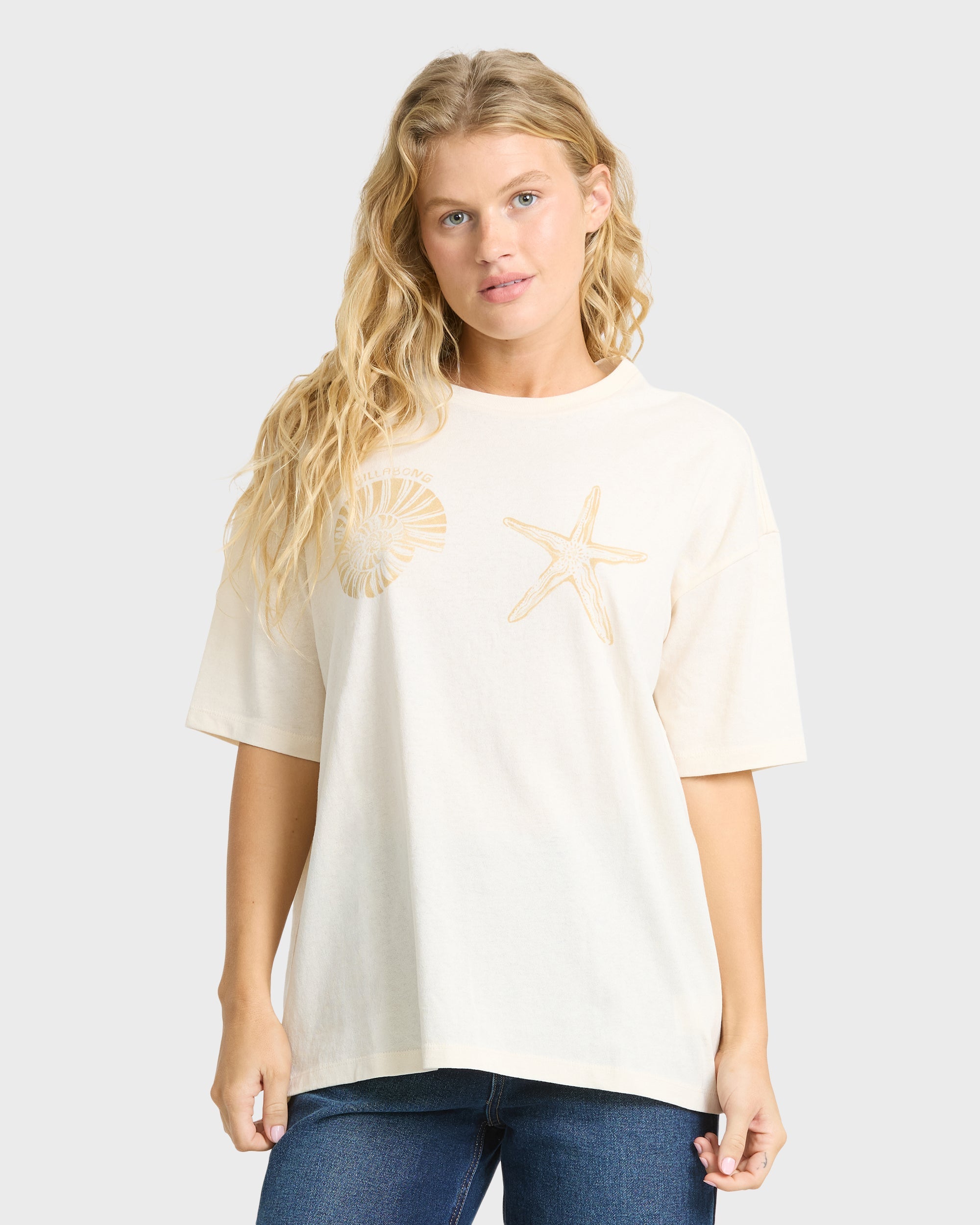 Billabong IN FRONT OF ME Shirt White Cap XS