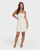 BILLABONG SUNS OUT MINI DRESS White Cap S