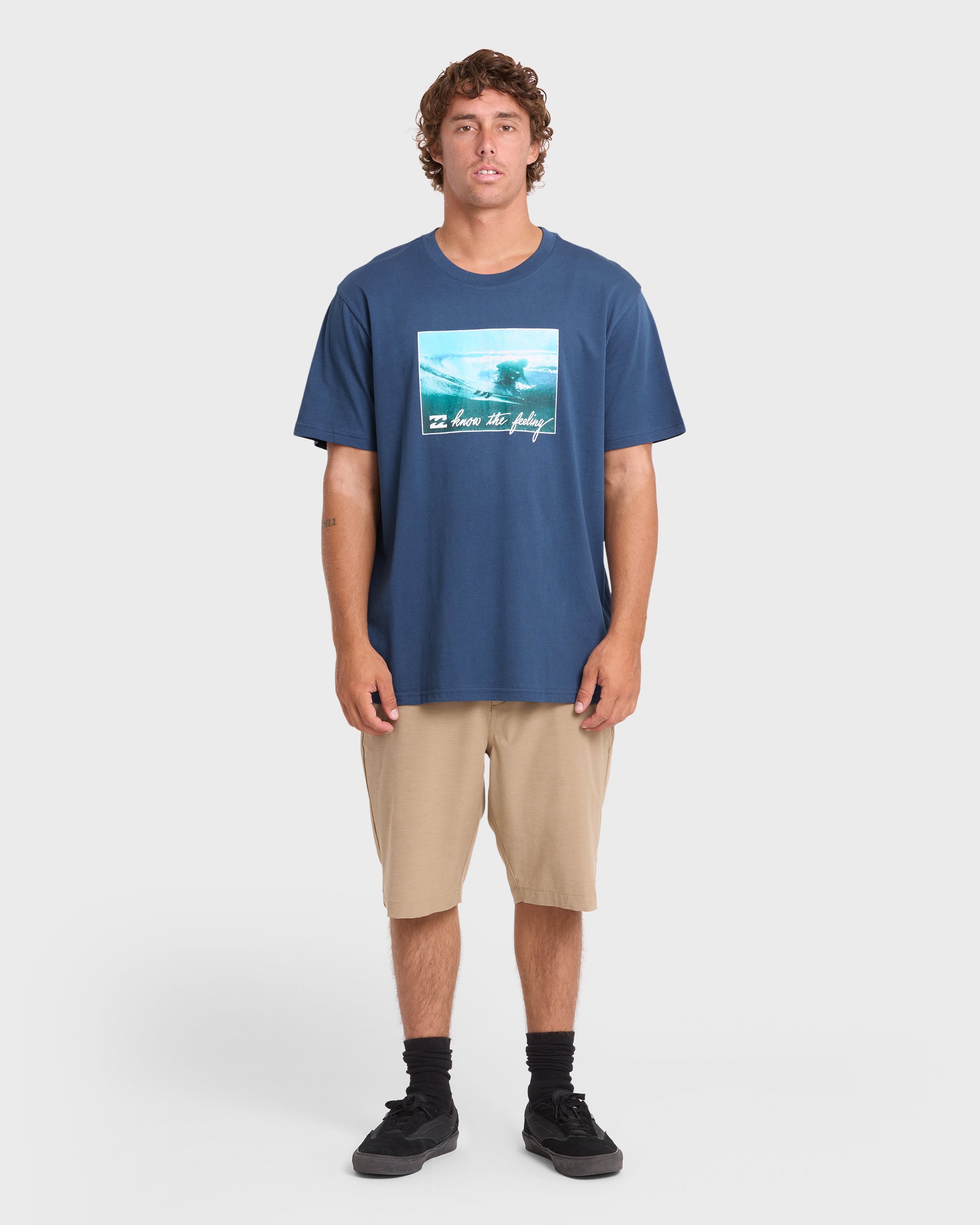 Billabong Lucid Premium SS Tee DarkDenim L