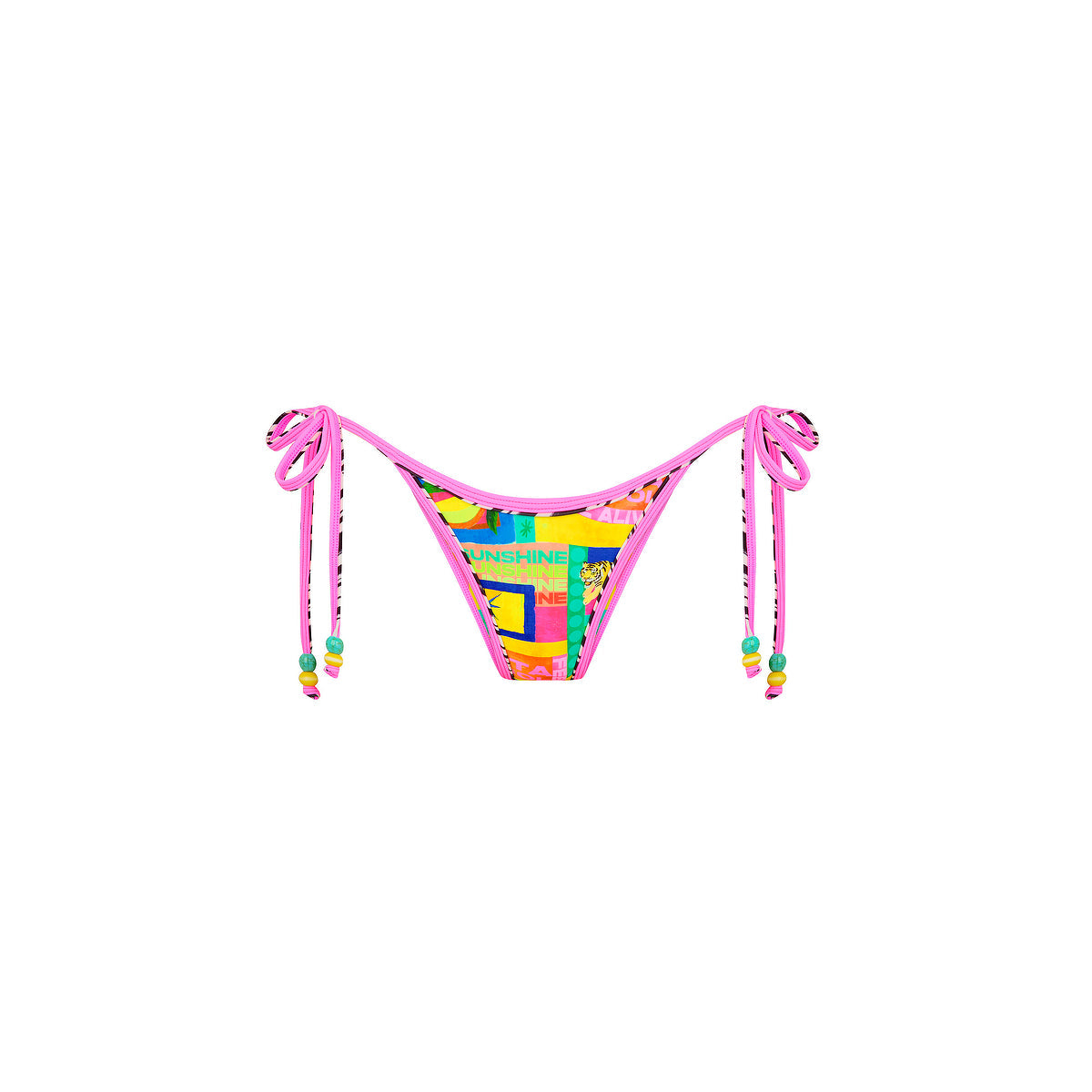 Kulani Kini Double Bnd Cheeky Tie Bikini Bottom SunHoney M