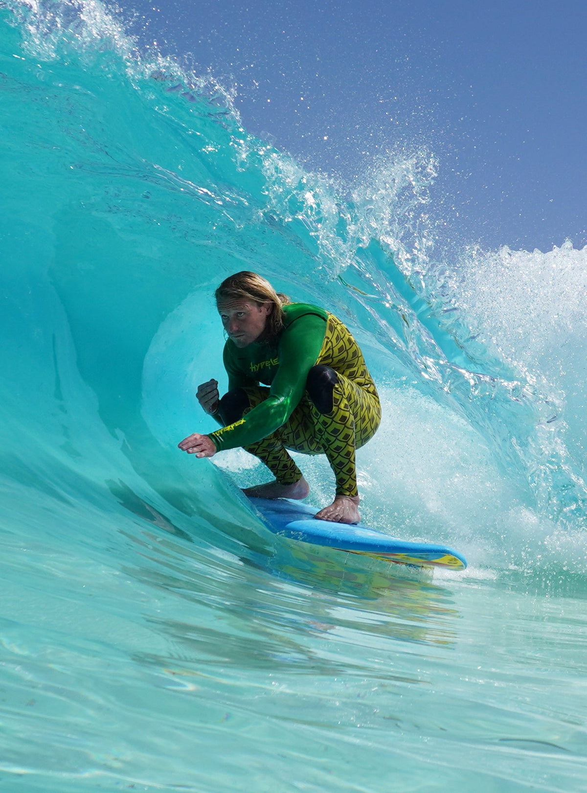 Wave Bandit Retro Fish Soft Surfboard BenGravy26 5ft8in Quad-Fin