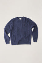 RHYTHM PATCHWORK SWEATER NAV-VINTAGE NAVY 4XL