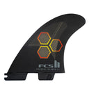 FCS 2 CI PC Tri-Fin Set Black-Flame L