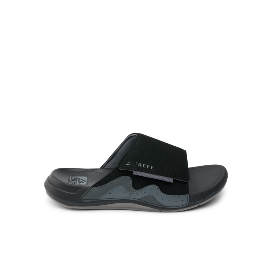 Reef Cruiser Slide Mens Sandal Black-Grey 7