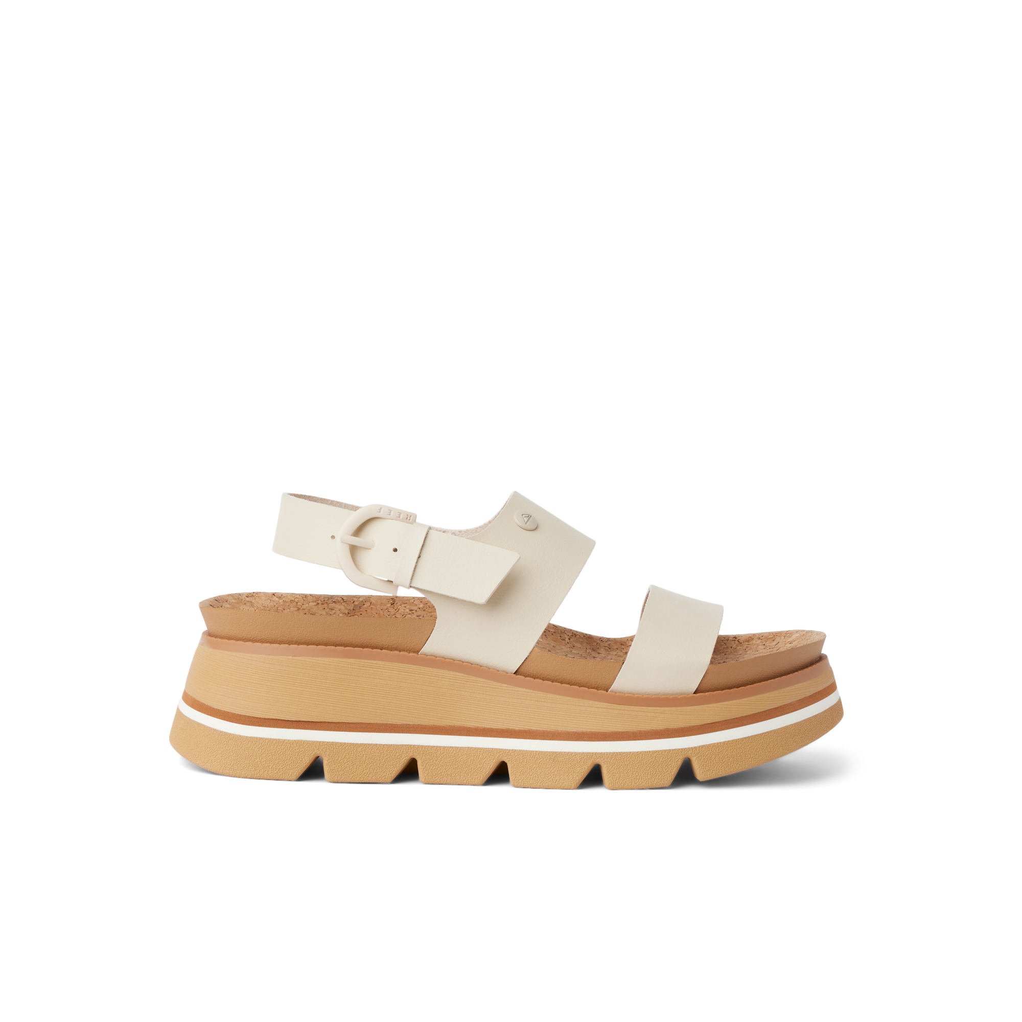 Reef Vista Luxe Liah Womens Sandal White-Tan 10