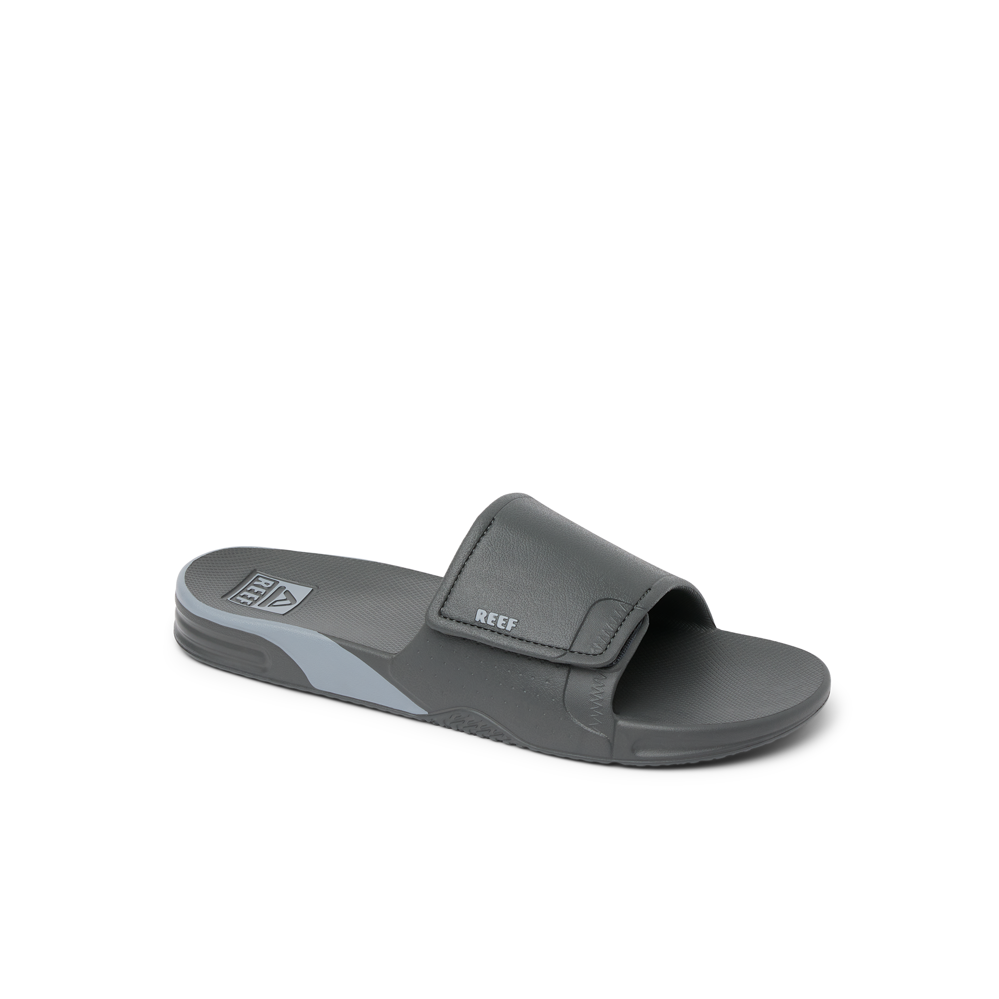 Reef Fanning Slide H2O Mens Sandal Grey 8