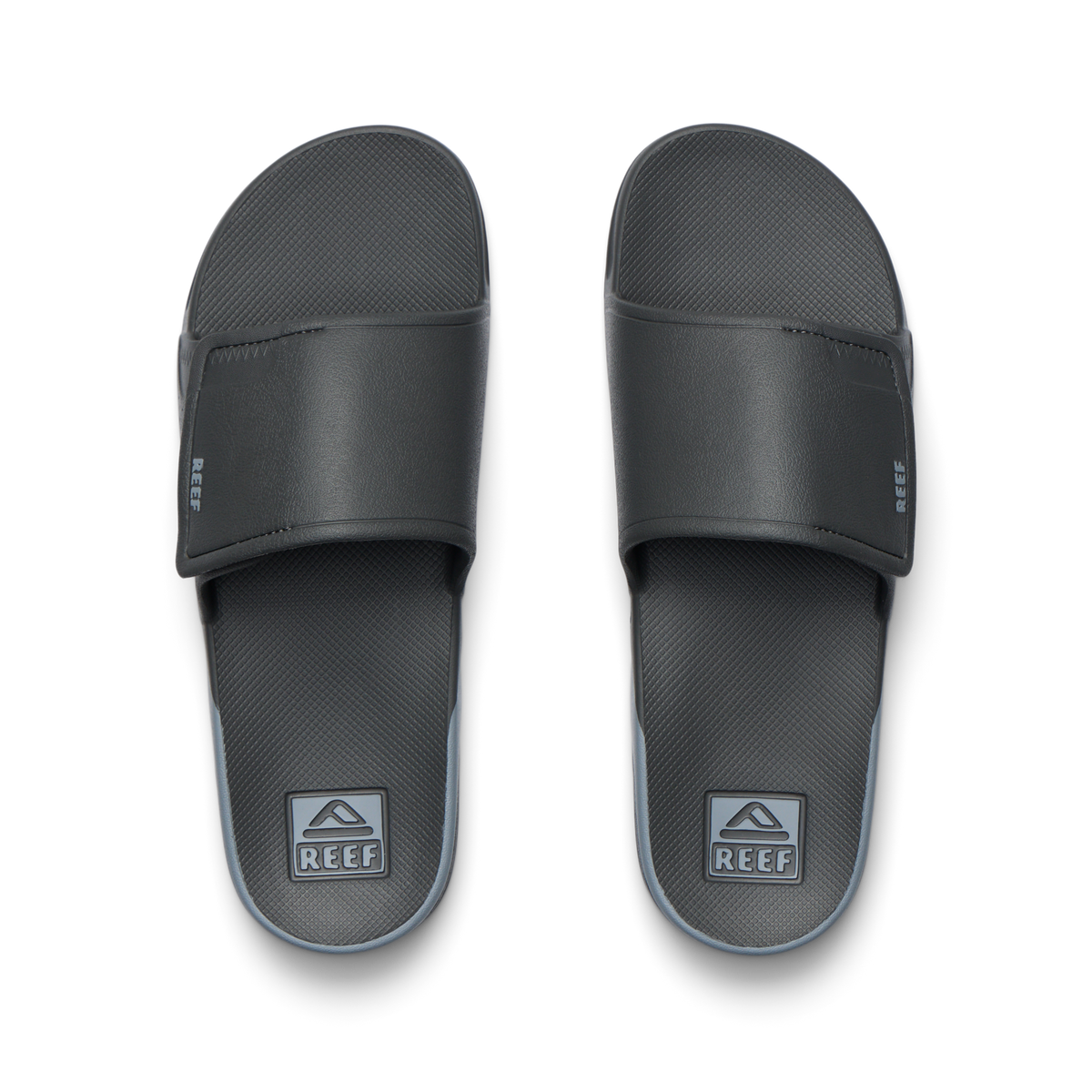 Reef Fanning Slide H2O Mens Sandal Grey 12