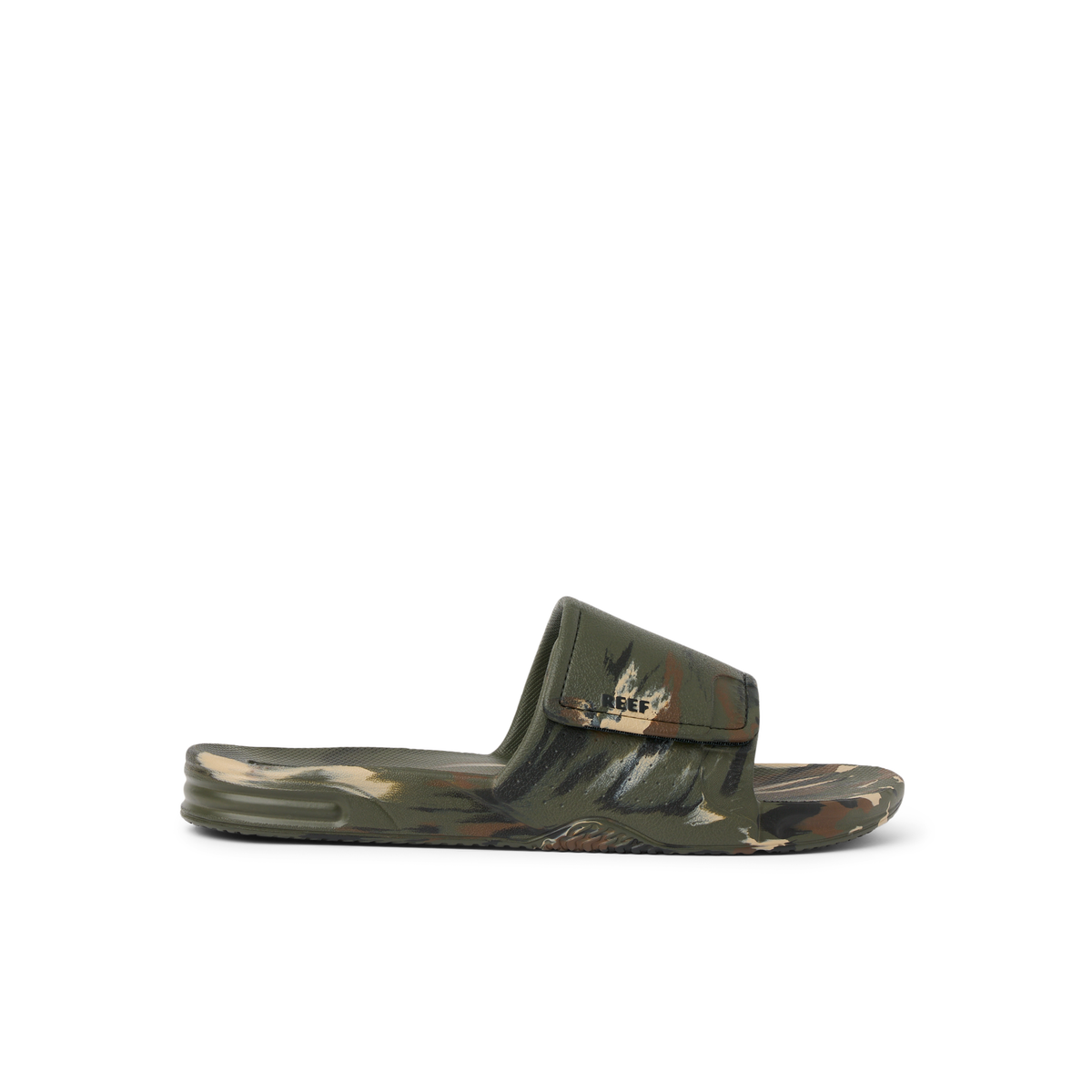 Reef Fanning Slide H2O Mens Sandal Camo Marble 12